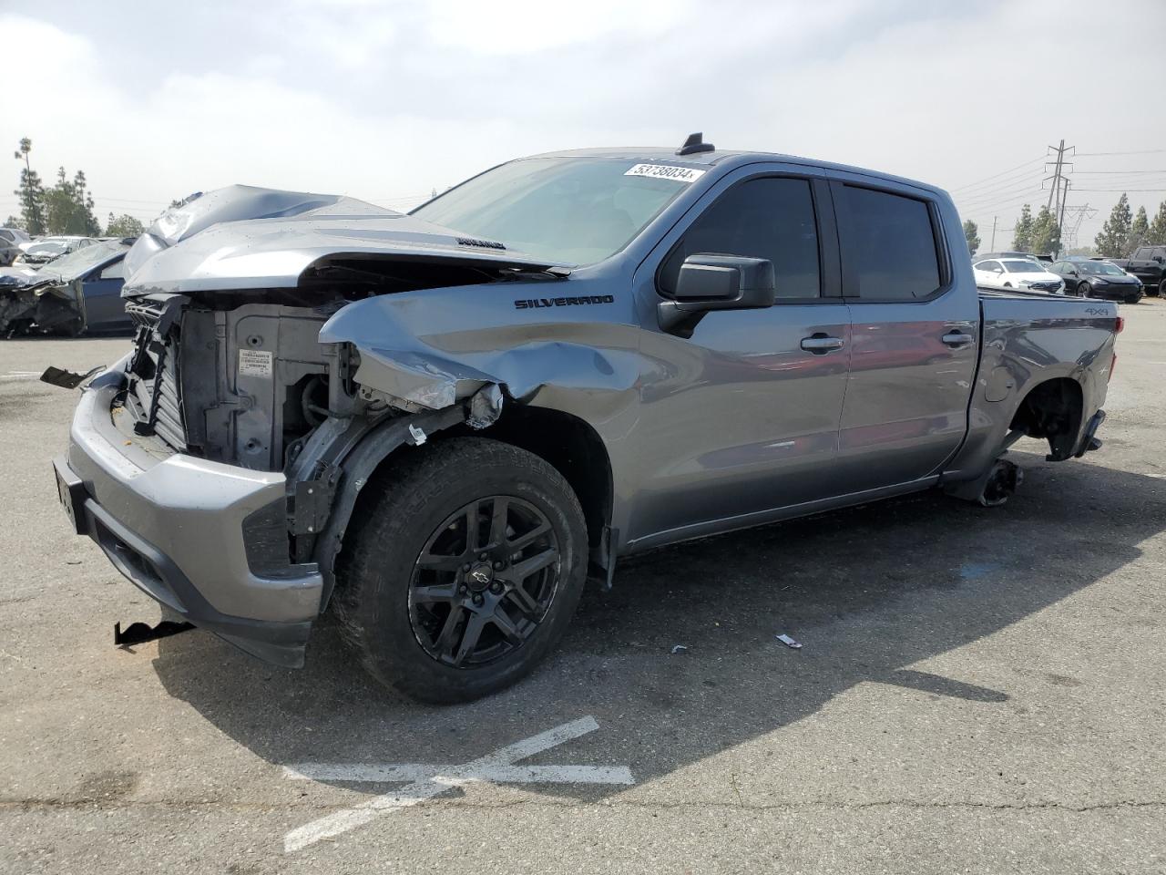 2022 CHEVROLET SILVERADO LTD K1500 RST VIN:1GCUYEET2NZ203632