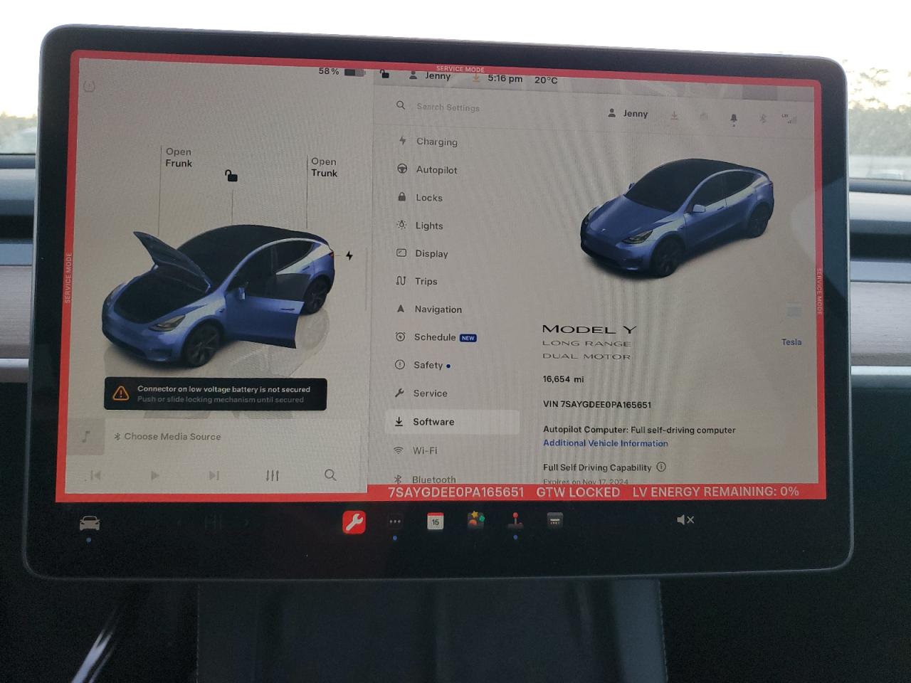 2023 TESLA MODEL Y  VIN:7SAYGDEE0PA165651