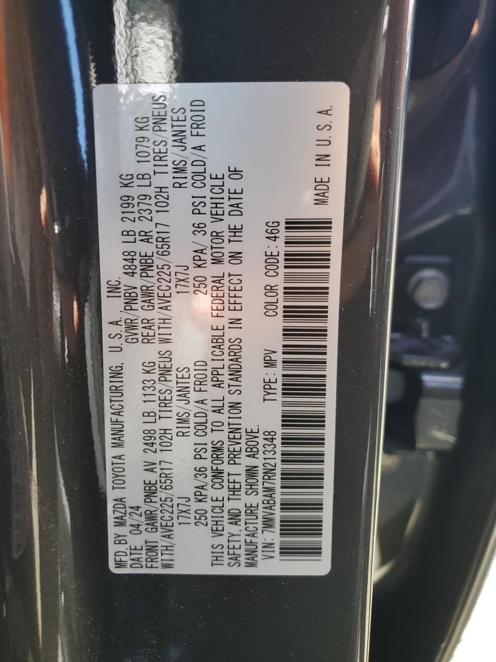 2024 MAZDA CX-50 SELECT VIN:7MMVABAM7RN213348
