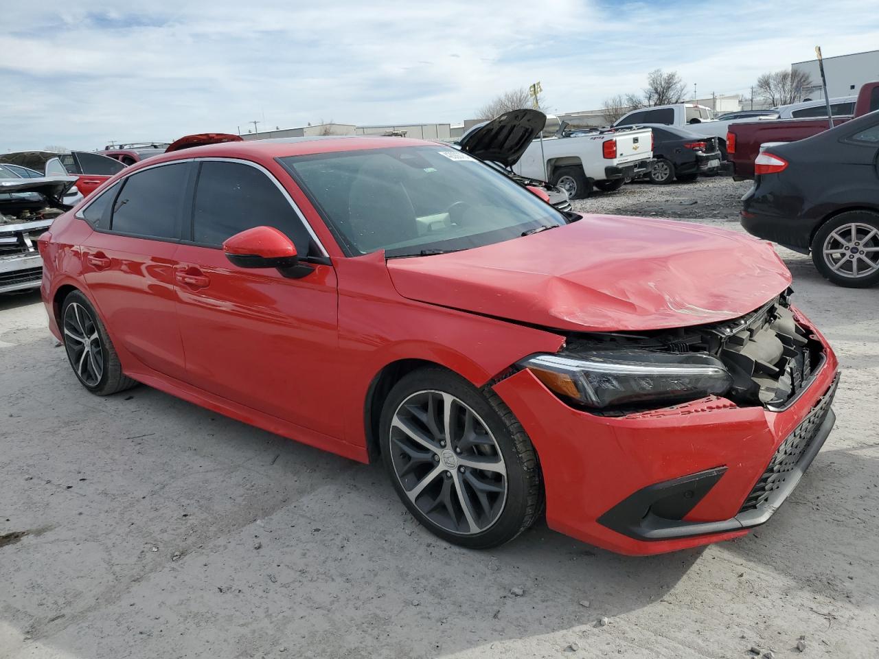 2022 HONDA CIVIC TOURING VIN:2HGFE1F92NH323879