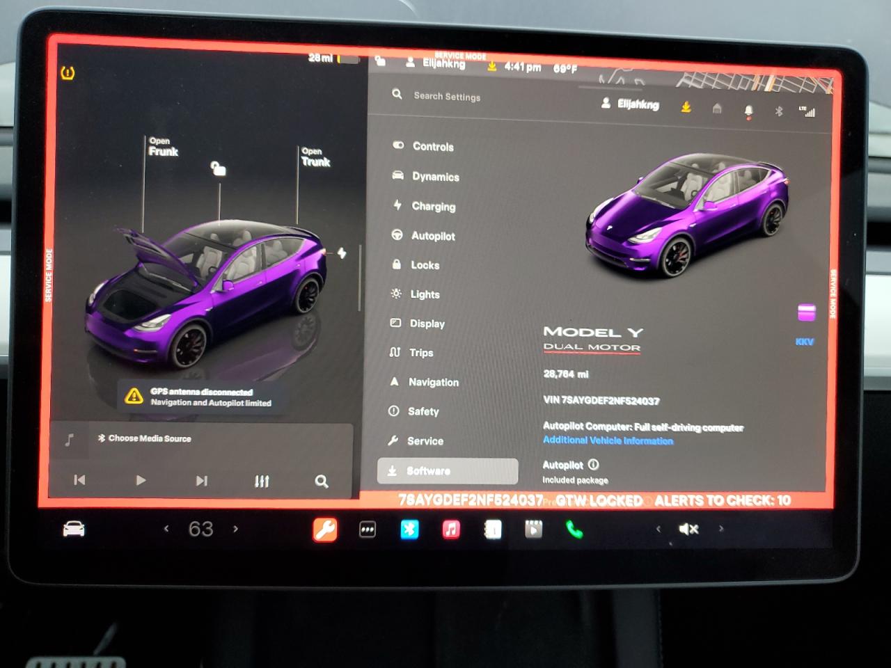 2022 TESLA MODEL Y  VIN:7SAYGDEF2NF524037