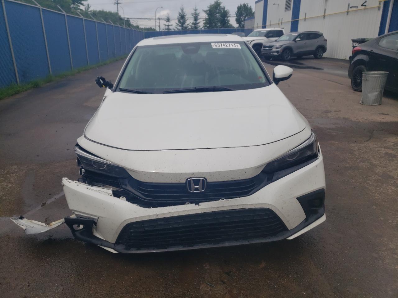 2022 HONDA CIVIC EX VIN:2HGFE2F37NH105583