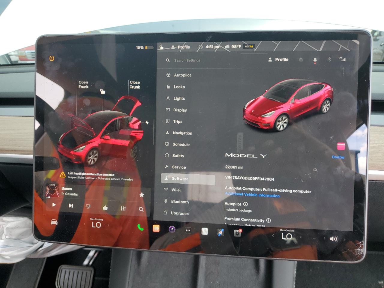 2023 TESLA MODEL Y  VIN:7SAYGDED9PF947084