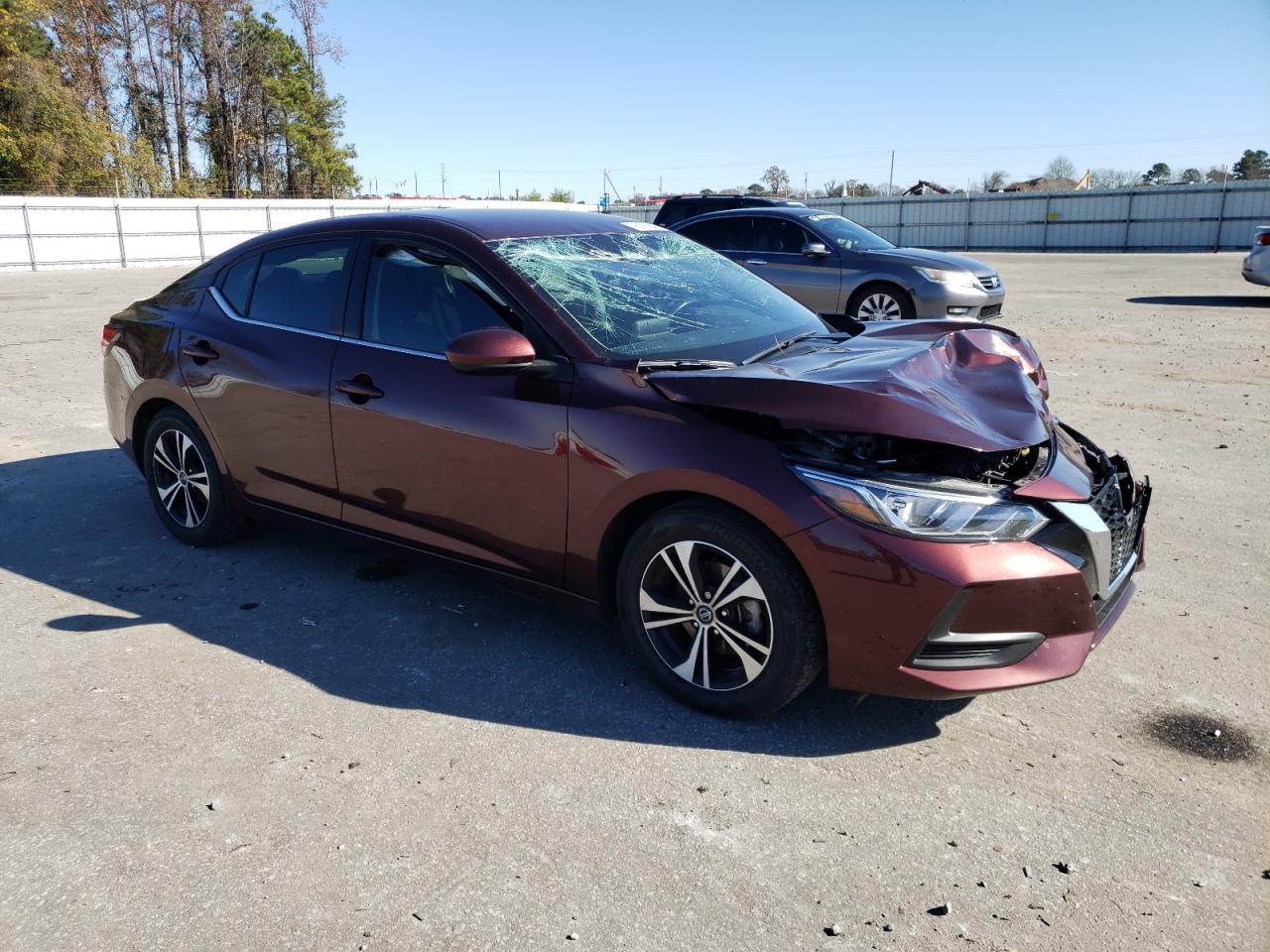 2022 NISSAN SENTRA SV VIN:3N1AB8CV6NY315048