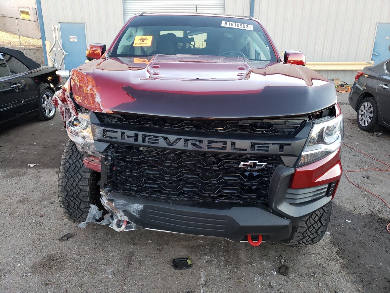 2022 CHEVROLET COLORADO ZR2 VIN:1GCGTEEN3N1116446