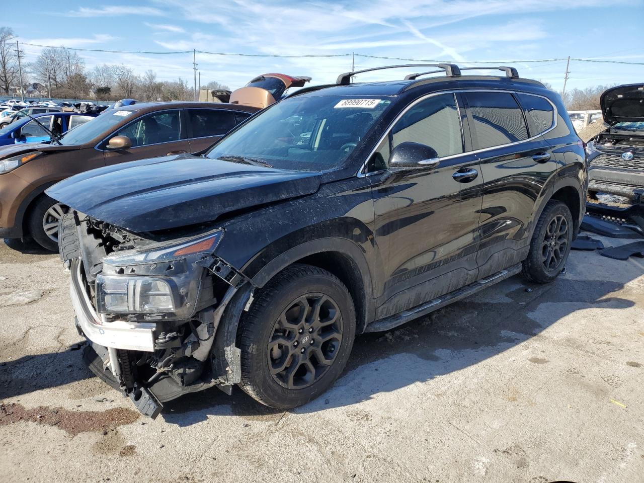 2022 HYUNDAI SANTA FE SEL VIN:5NMS6DAJ4NH455995