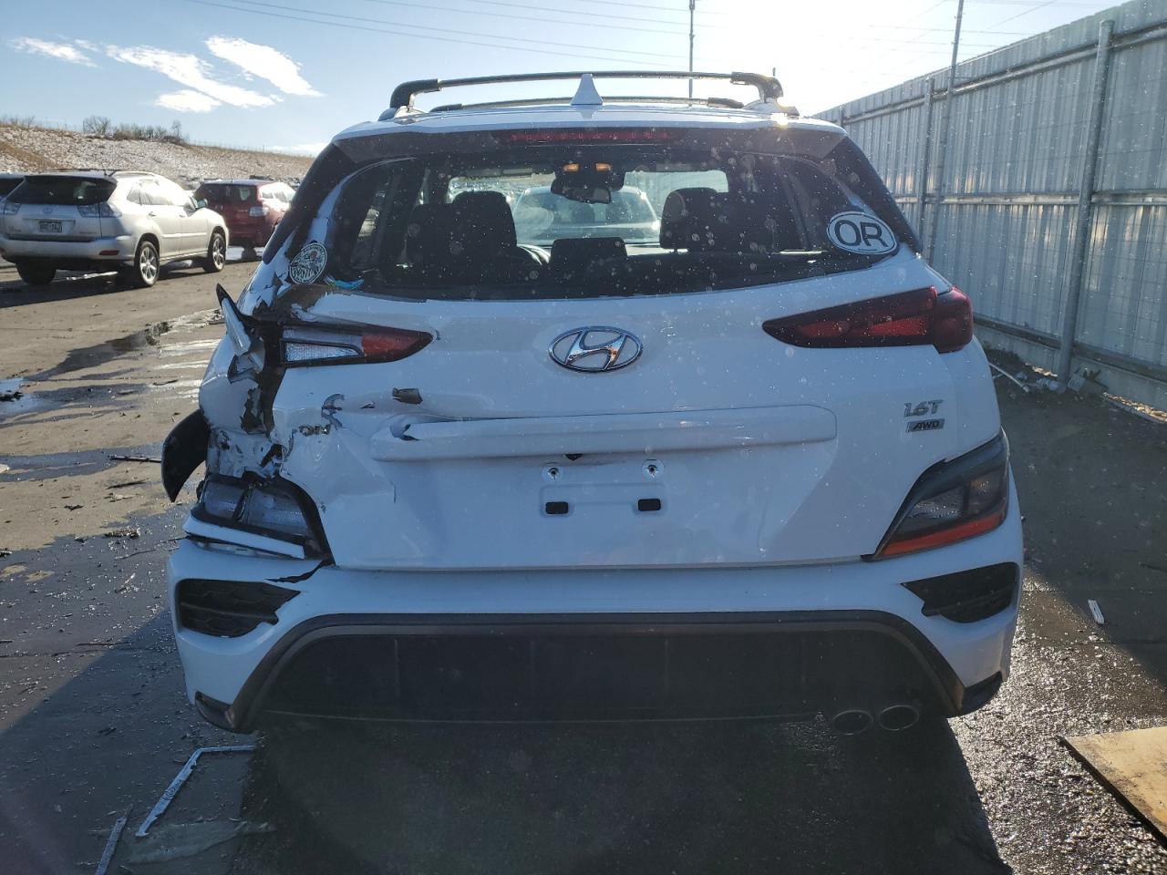 2022 HYUNDAI KONA N LINE VIN:KM8K3CA33NU796555