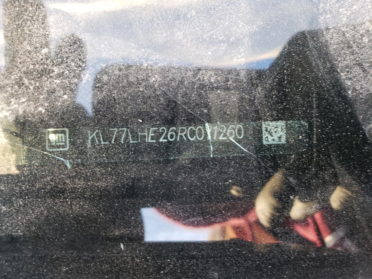 2024 CHEVROLET TRAX 1LT VIN:KL77LHE26RC071260