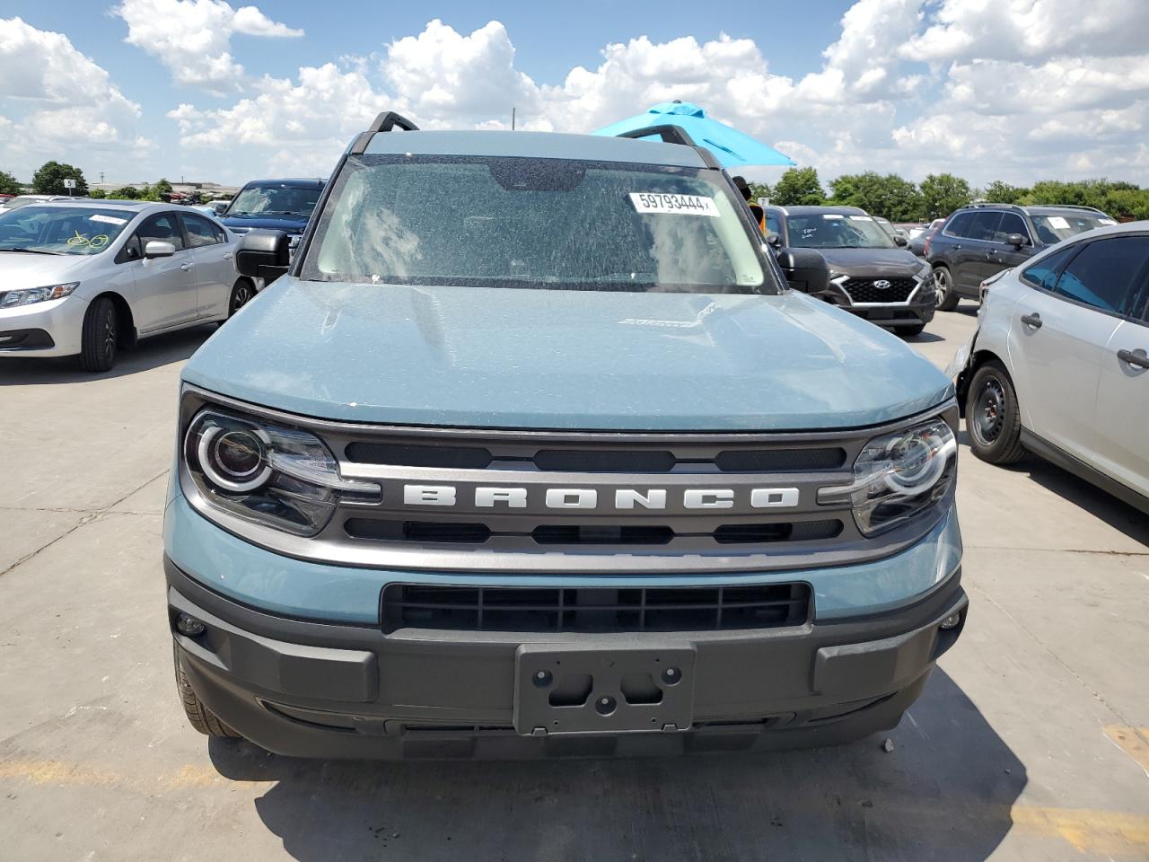 2022 FORD BRONCO SPORT BIG BEND VIN:3FMCR9B60NRE03603