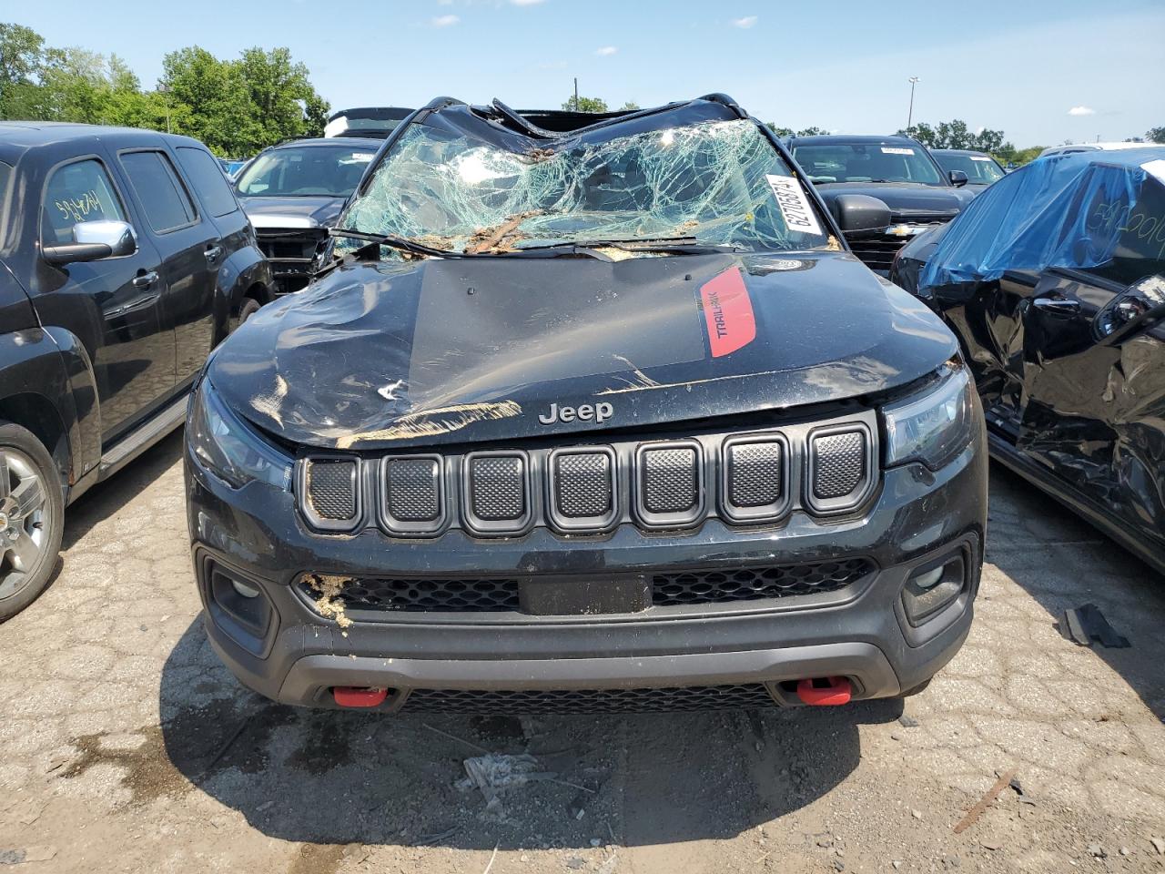 2022 JEEP COMPASS TRAILHAWK VIN:3C4NJDDB9NT185536