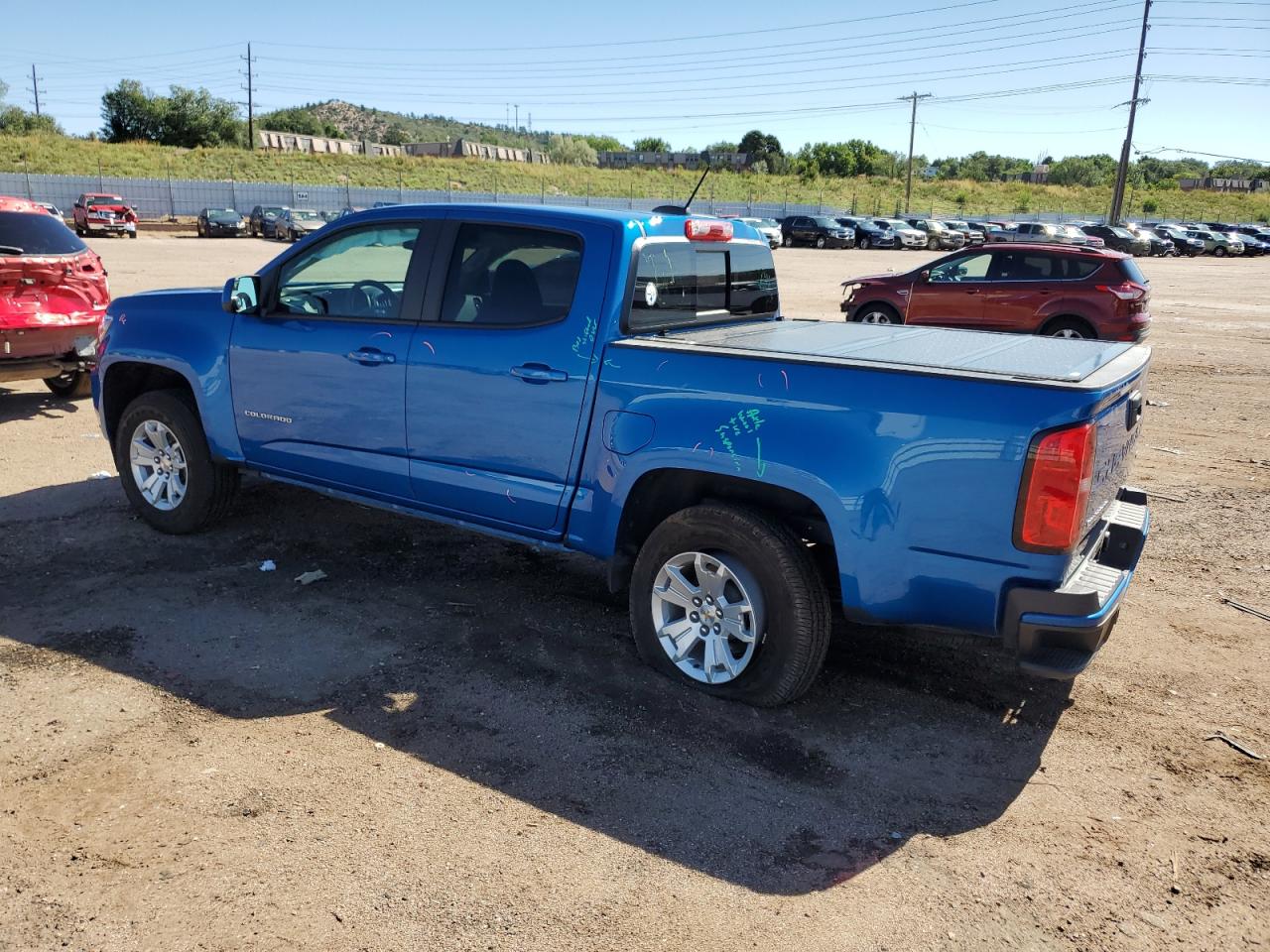 2022 CHEVROLET COLORADO LT VIN:1GCGTCEN1N1284204