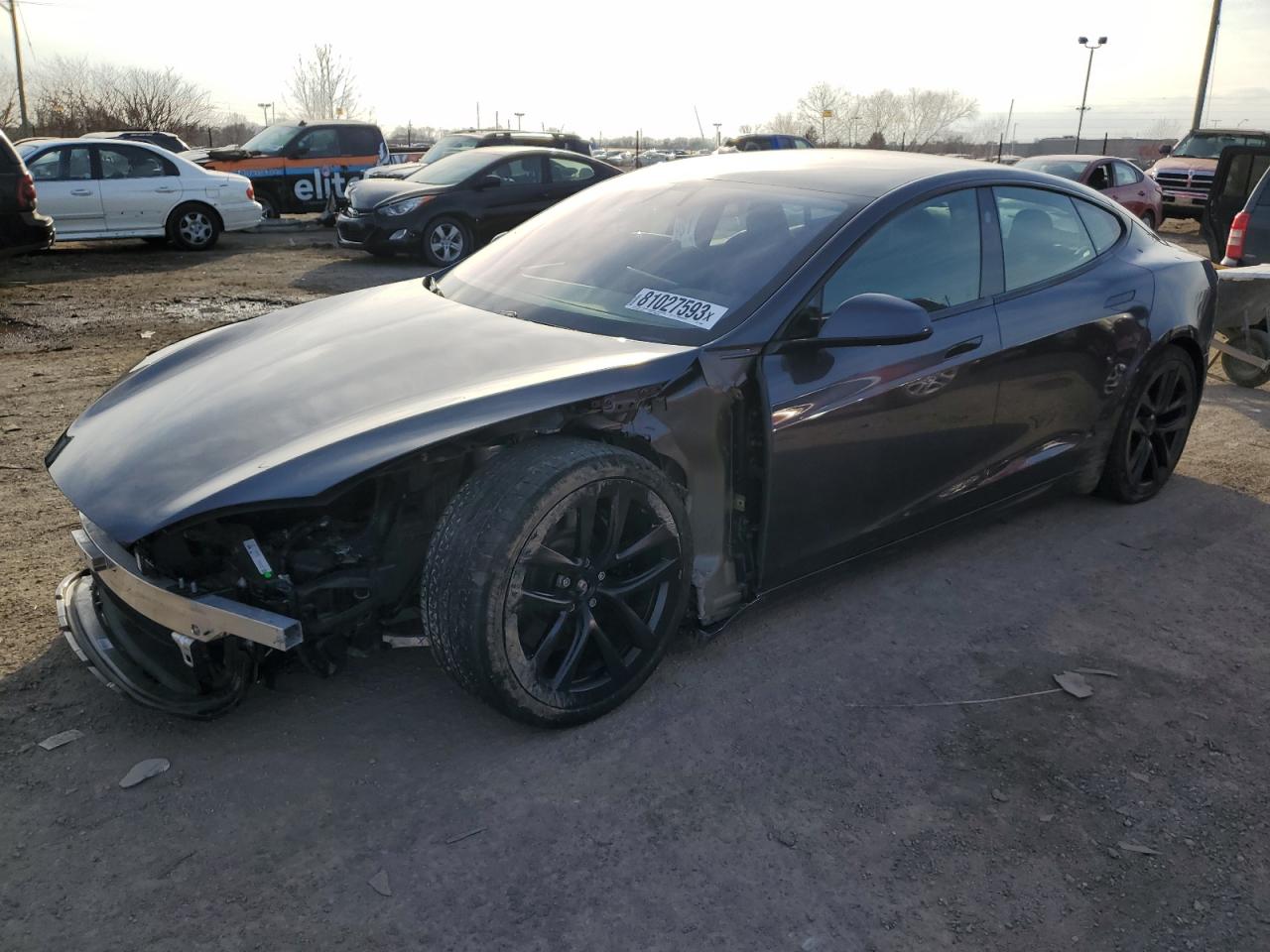 2022 TESLA MODEL S  VIN:5YJSA1E67NF480006