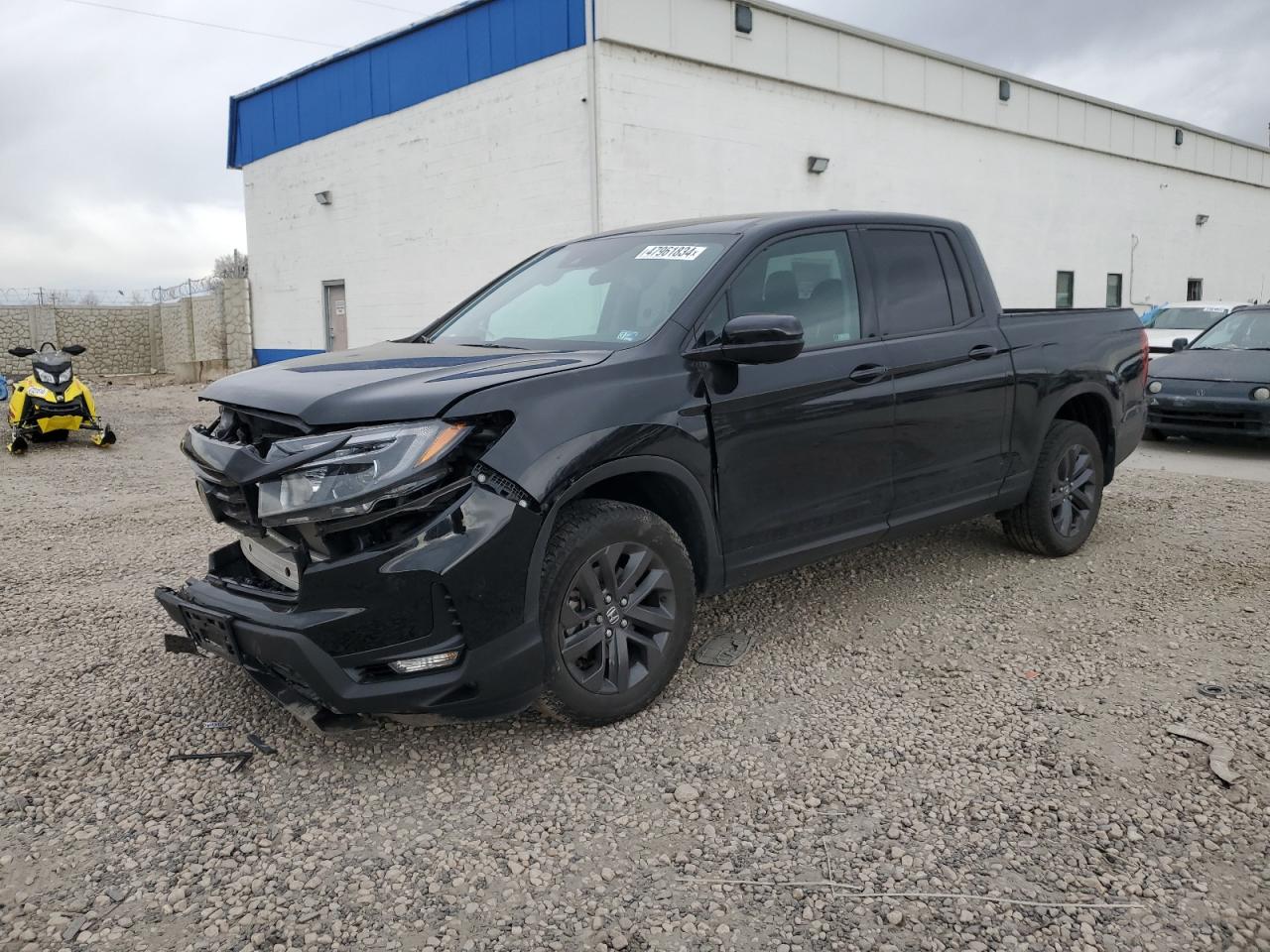 2022 HONDA RIDGELINE SPORT VIN:5FPYK3F12NB016599