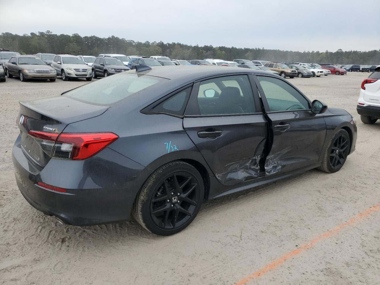2022 HONDA CIVIC SPORT VIN:2HGFE2F51NH512056