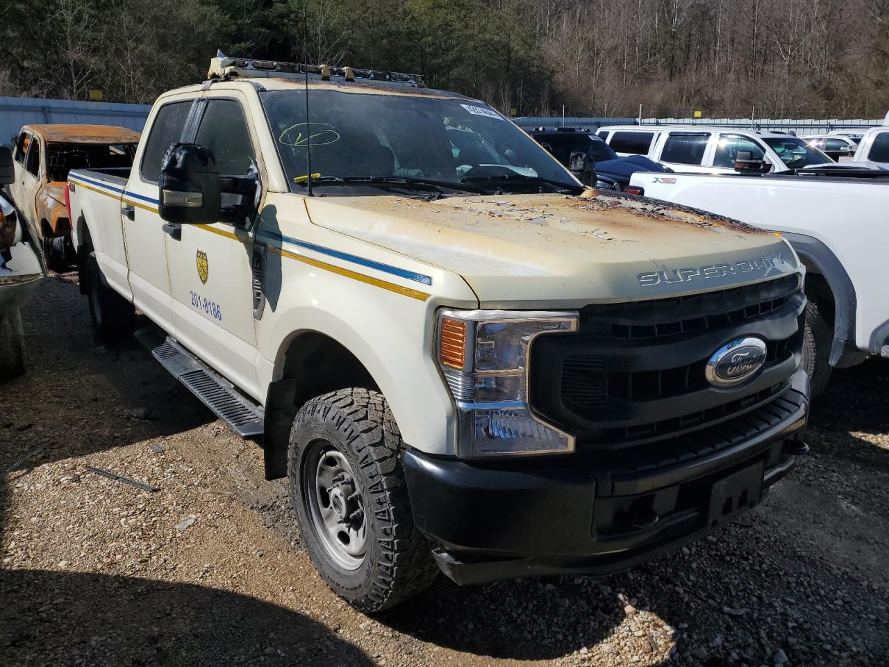 2022 FORD F250 SUPER DUTY VIN:1FT7W2B68NEC68590