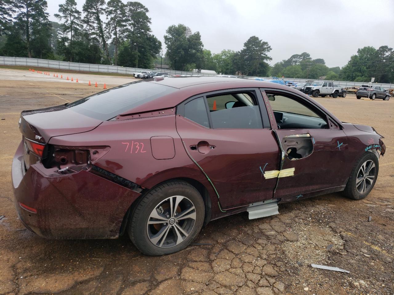 2022 NISSAN SENTRA SV VIN:WP0AA2A8XNS255297