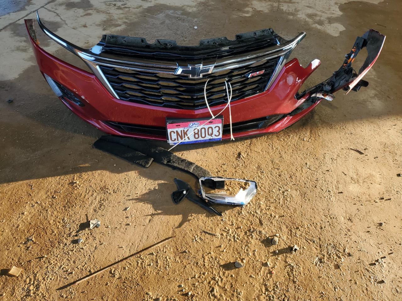 2022 CHEVROLET EQUINOX RS VIN:2GNAXMEV3N6141890