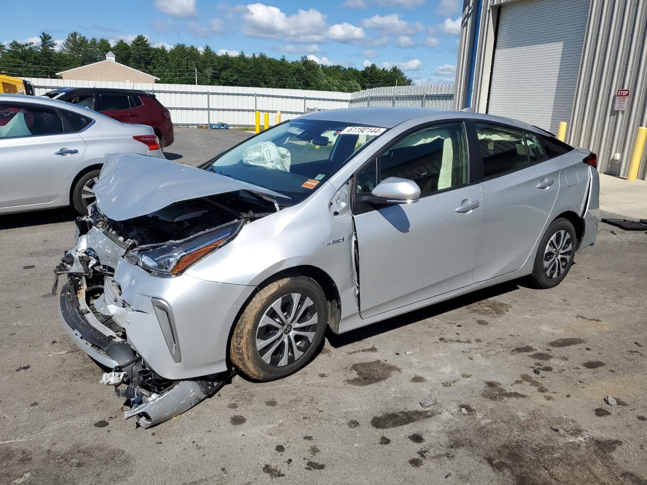 2022 TOYOTA PRIUS LE VIN:JTDL9MFU7N3038495