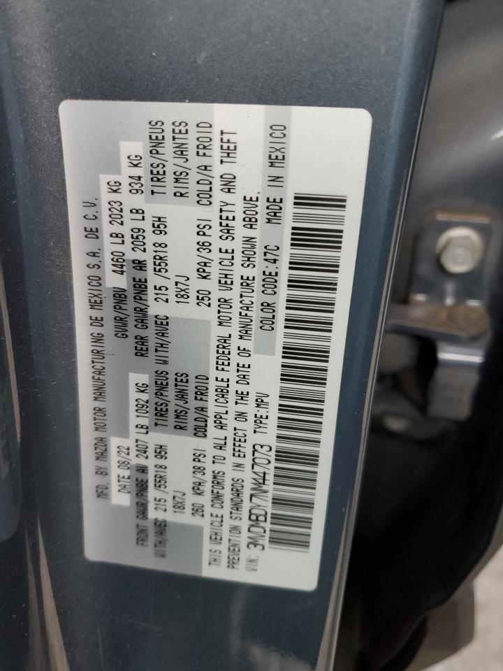 2022 MAZDA CX-30 PREMIUM VIN:3MVDMBDY7NM447073