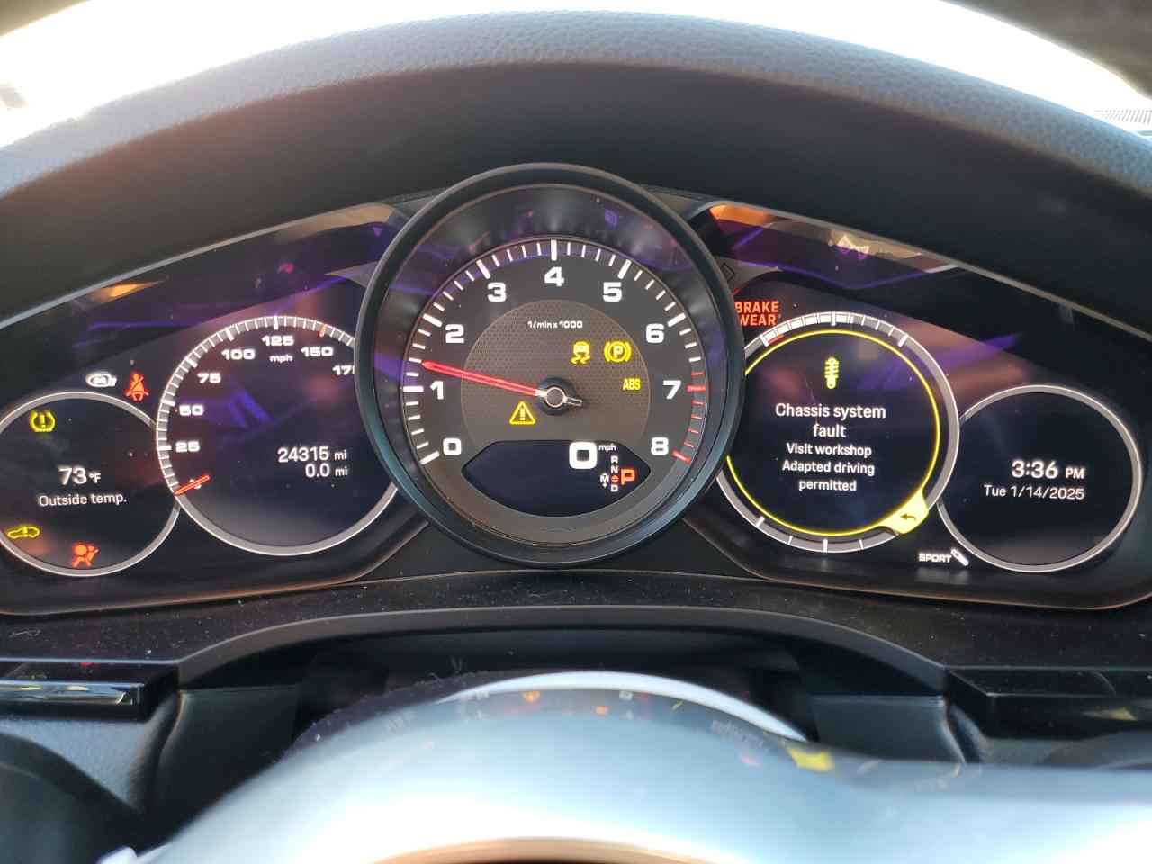 2022 PORSCHE CAYENNE COUPE VIN:WP1BA2AYXNDA48125