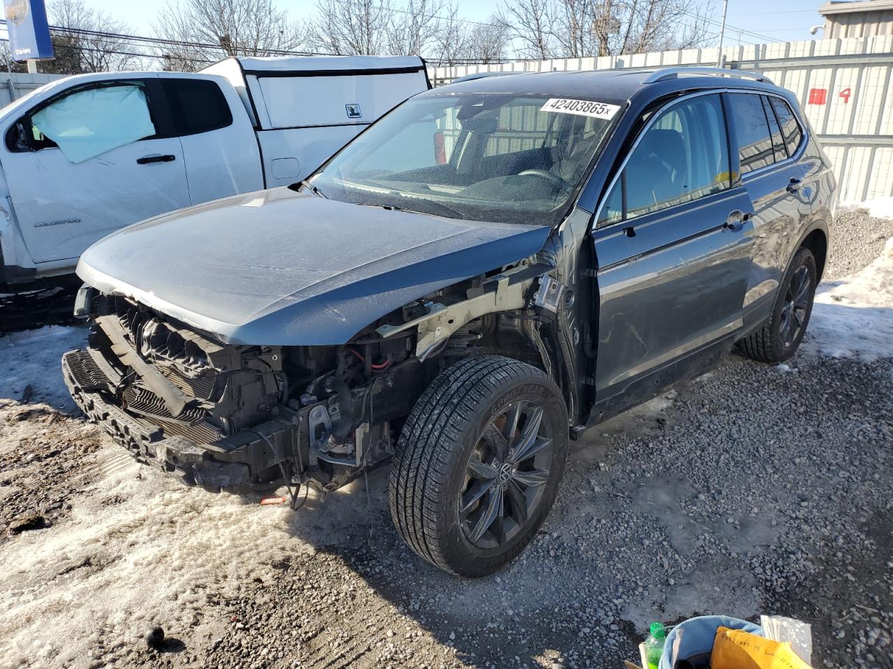 2022 VOLKSWAGEN TIGUAN SE VIN:3VV2B7AX5NM035341