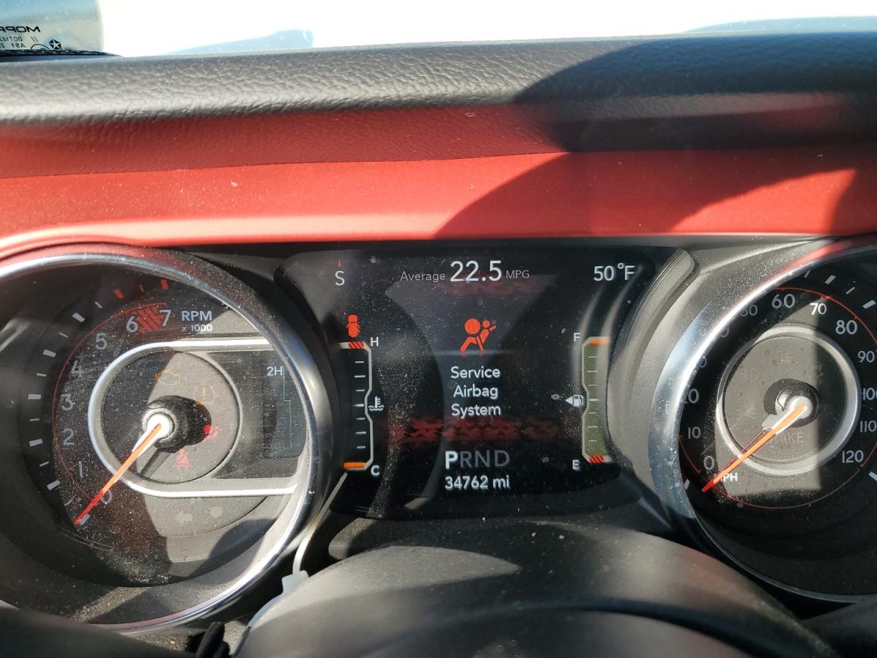 2022 JEEP WRANGLER UNLIMITED RUBICON VIN:1C4HJXFN3NW193177