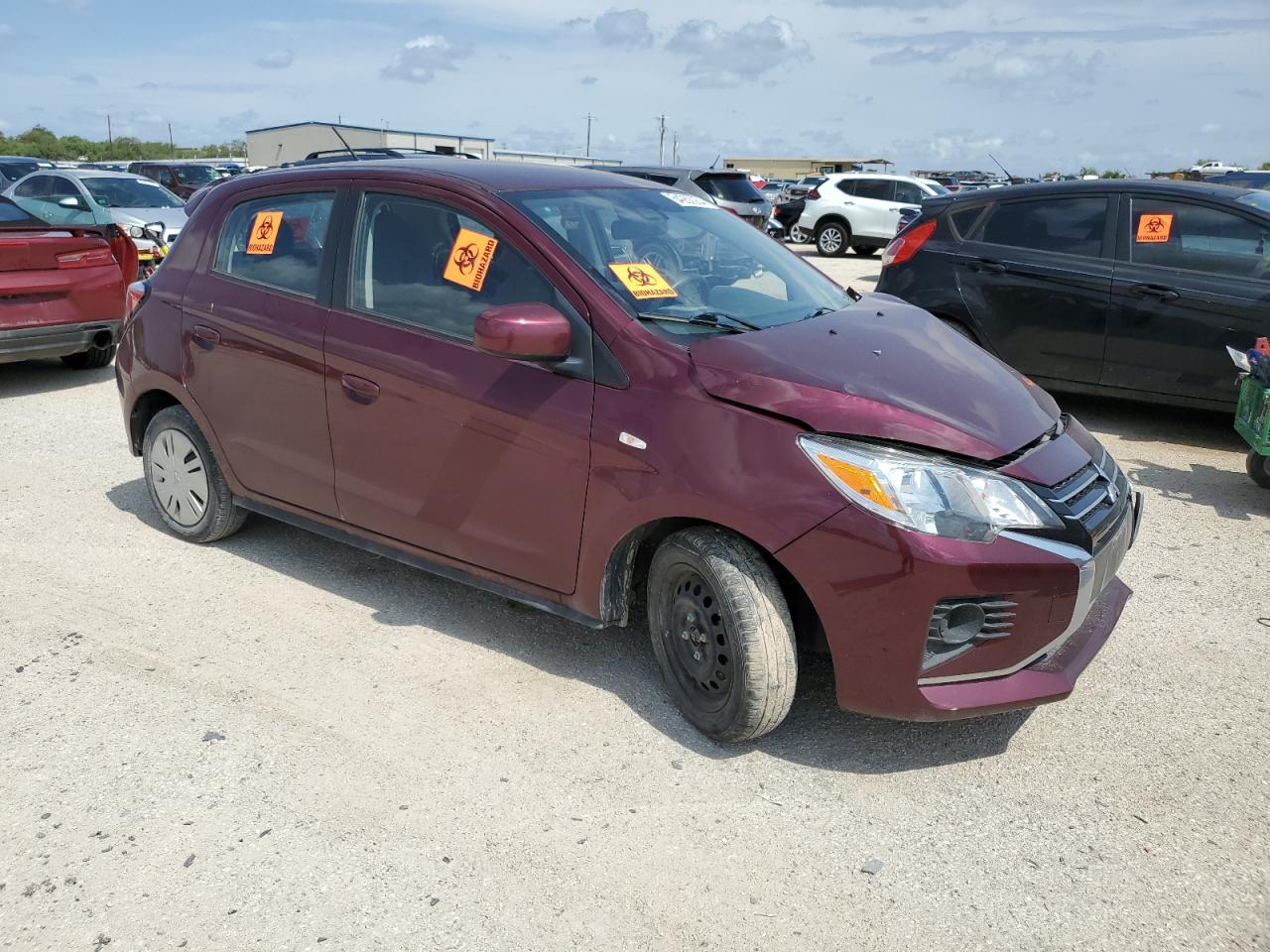 2022 MITSUBISHI MIRAGE ES VIN:ML32AUHJXNH001906