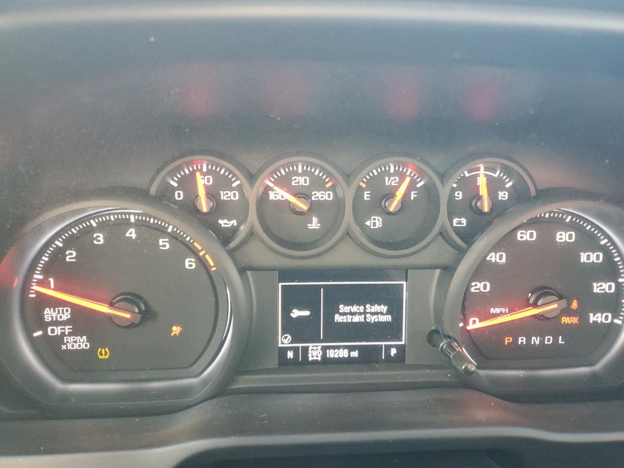 2022 CHEVROLET SILVERADO K1500 CUSTOM VIN:1GCPDBEK1NZ526455