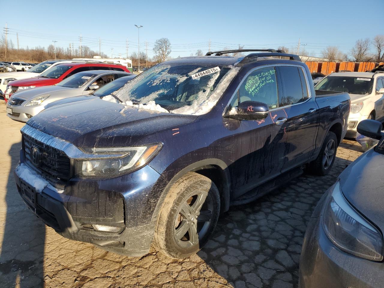2023 HONDA RIDGELINE RTL-E VIN:5FPYK3F73PB012231