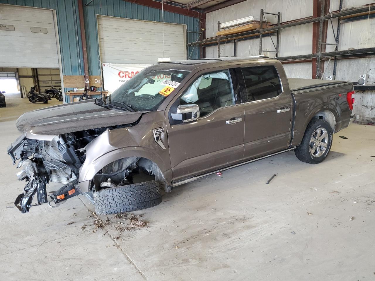 2023 FORD F150 SUPERCREW VIN:1FTFW1E86PFA78528