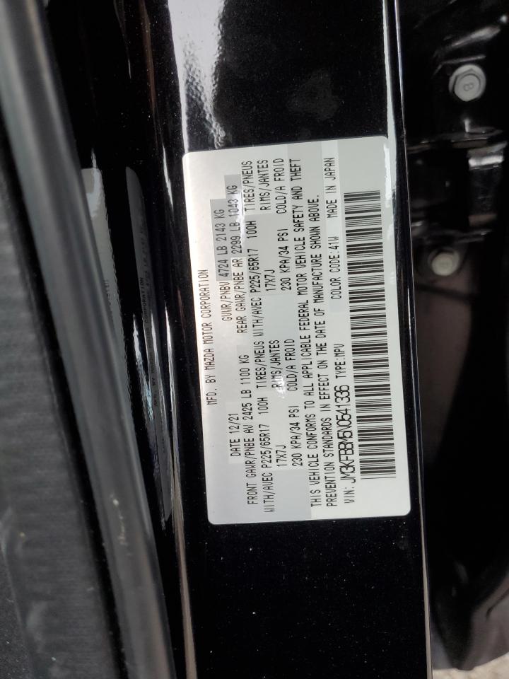 2022 MAZDA CX-5 SELECT VIN:JM3KFBBM5N0541336