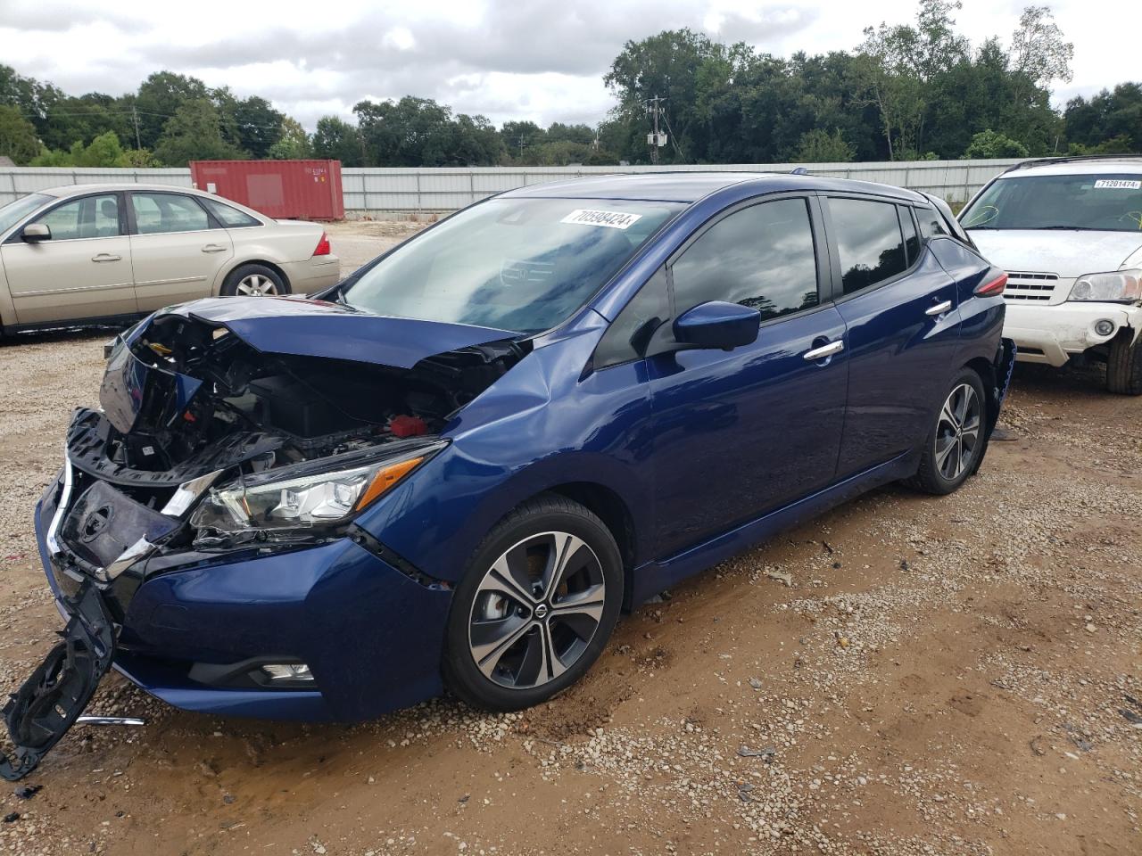 2022 NISSAN LEAF SV VIN:1N4AZ1CV7NC555935