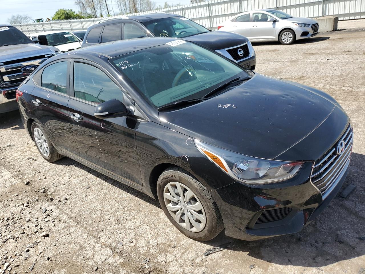 2022 HYUNDAI ACCENT SE VIN:3KPC24A64NE165212