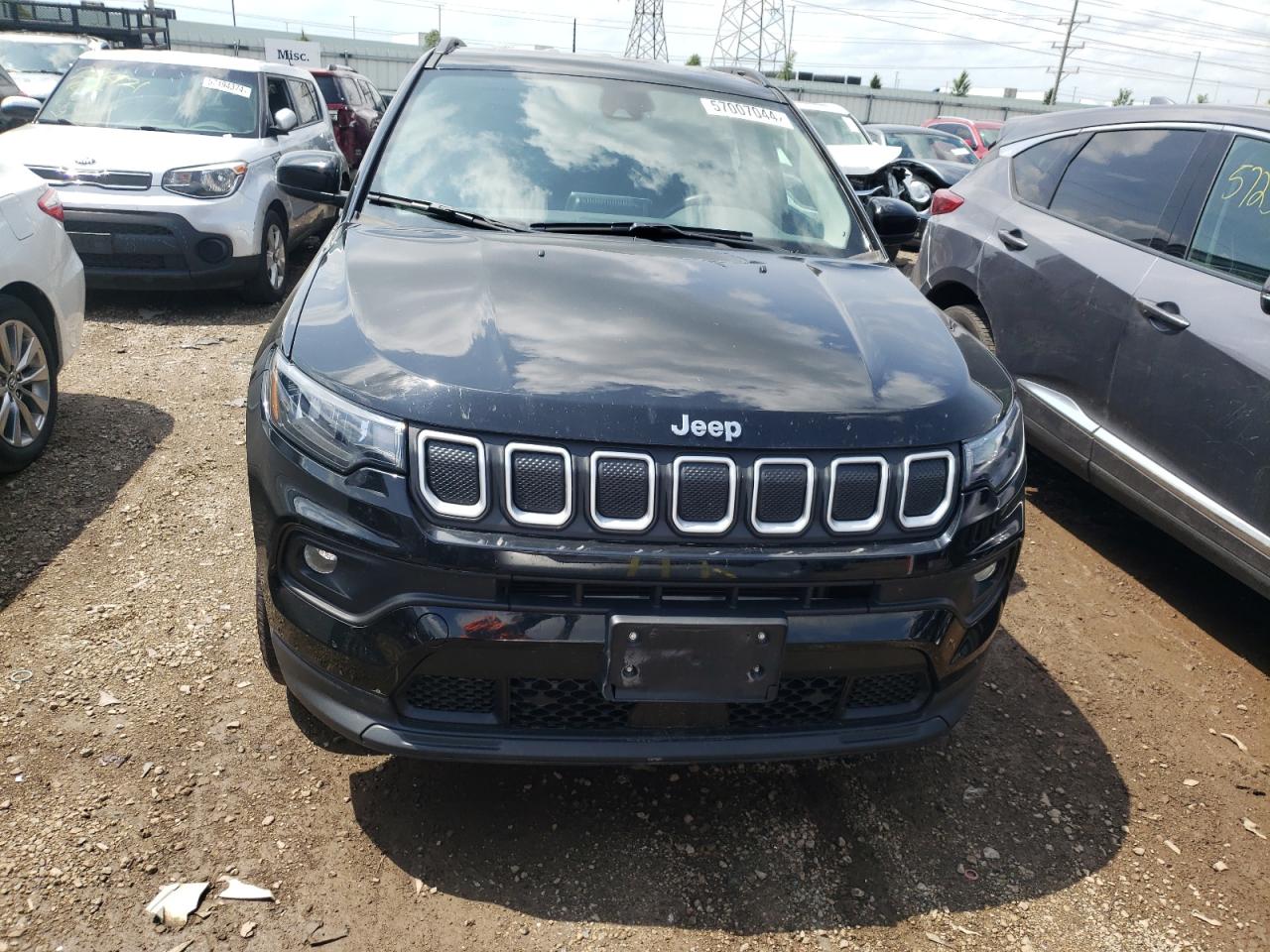 2022 JEEP COMPASS LATITUDE VIN:3C4NJDBB7NT135589