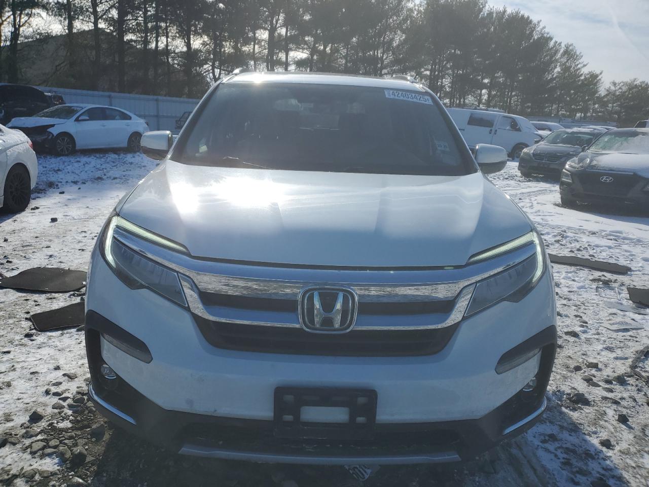 2022 HONDA PILOT TOURING VIN:5FNYF6H98NB011117