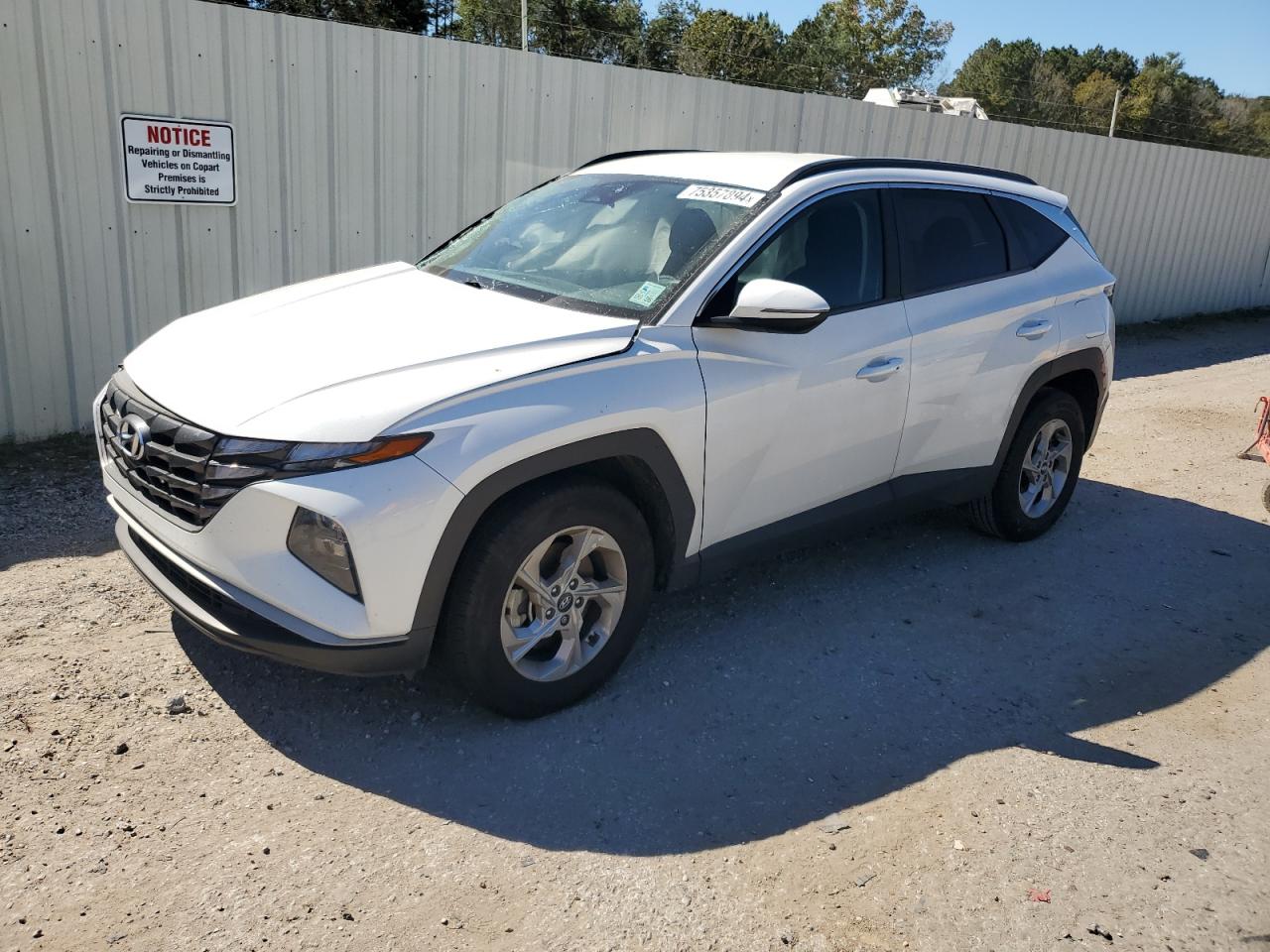 2022 HYUNDAI TUCSON SEL VIN:5NMJBCAE8NH074042