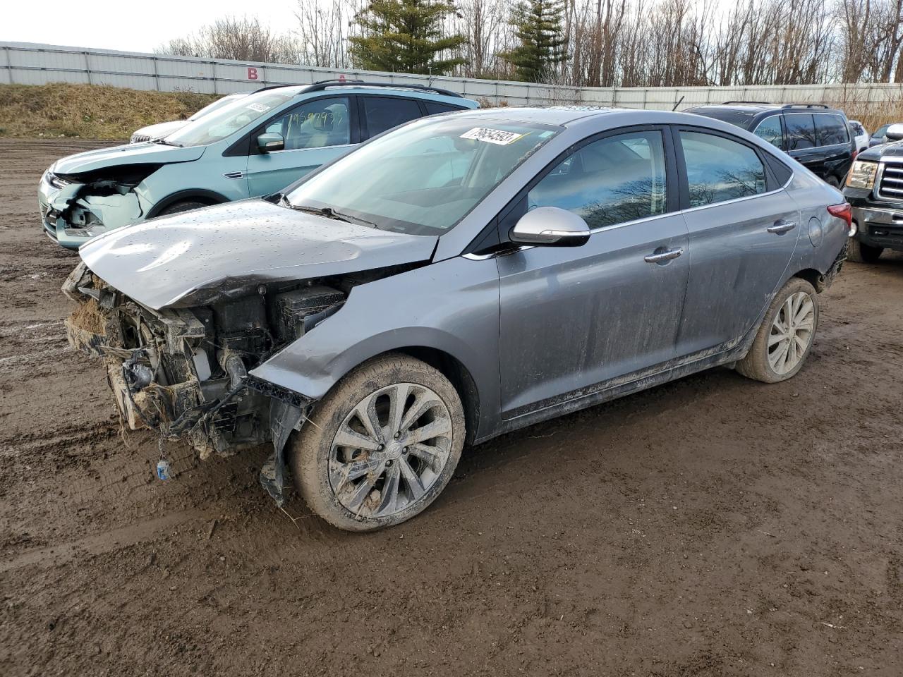 2022 HYUNDAI ACCENT LIMITED VIN:3KPC34A66NE176371