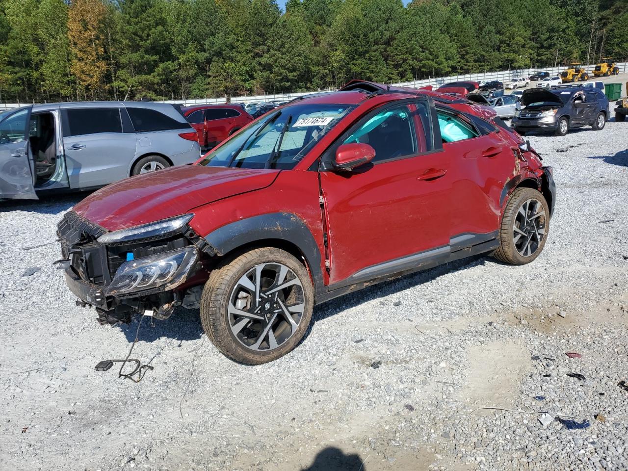 2022 HYUNDAI KONA LIMITED VIN:KM8K5CA30NU788097