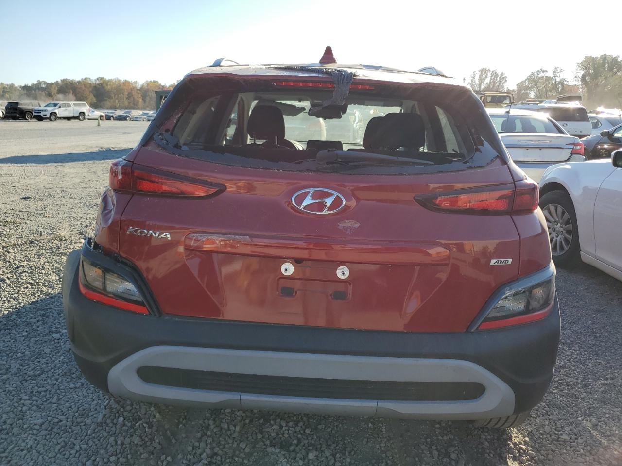2022 HYUNDAI KONA SEL VIN:KM8K6CAB4NU820568