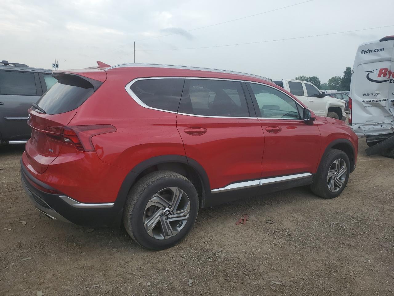 2022 HYUNDAI SANTA FE SEL VIN:5NMS2DAJ5NH445195