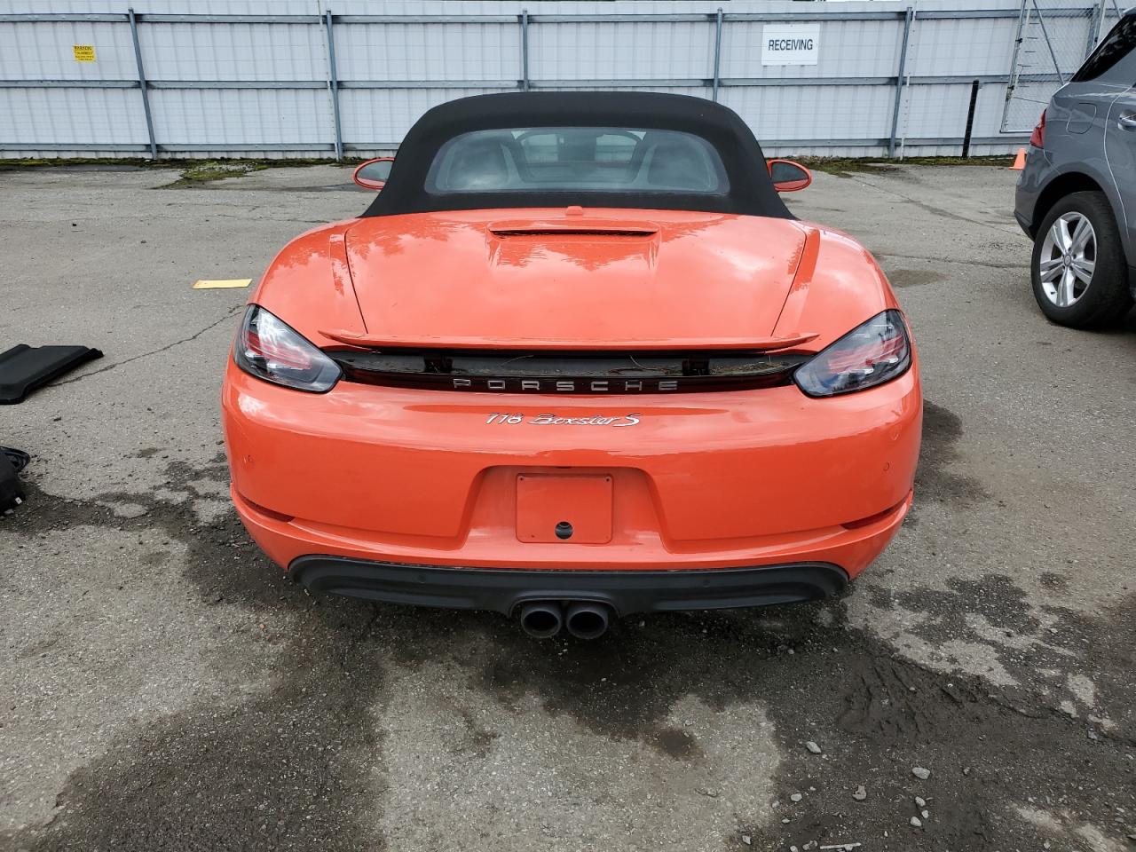 2022 PORSCHE BOXSTER S VIN:WP0CB2A85NS221192