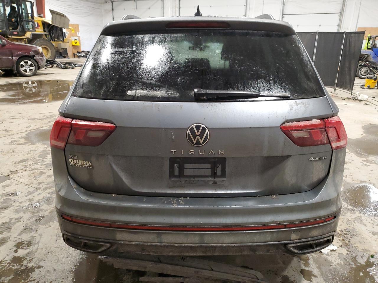 2022 VOLKSWAGEN TIGUAN SE R-LINE BLACK VIN:3VV8B7AX3NM095130