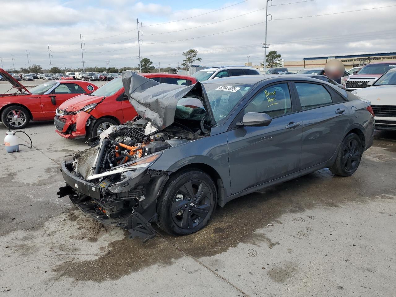 2023 HYUNDAI ELANTRA BLUE VIN:KMHLM4AJ5PU082077