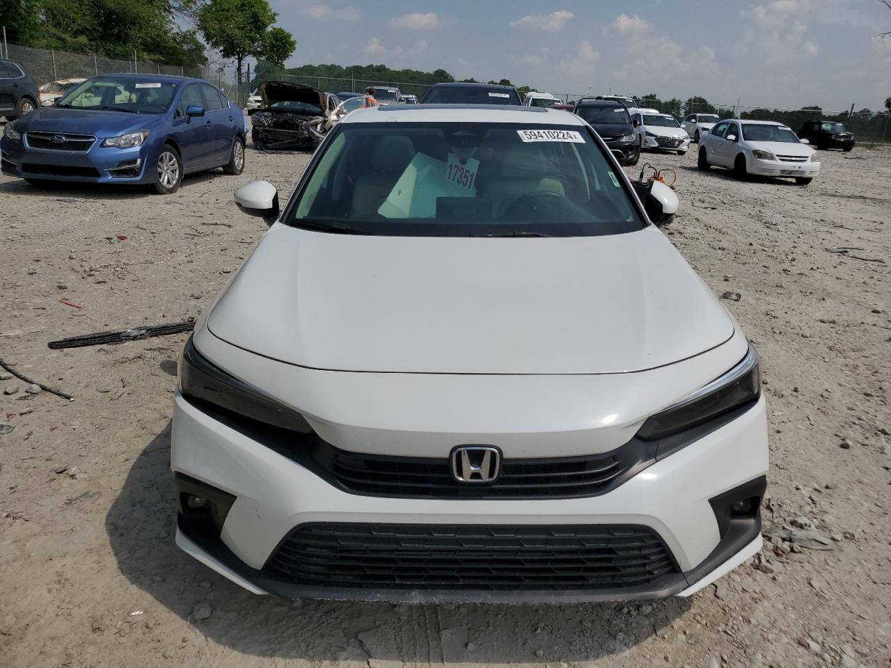 2022 HONDA CIVIC TOURING VIN:2HGFE1F98NH304432