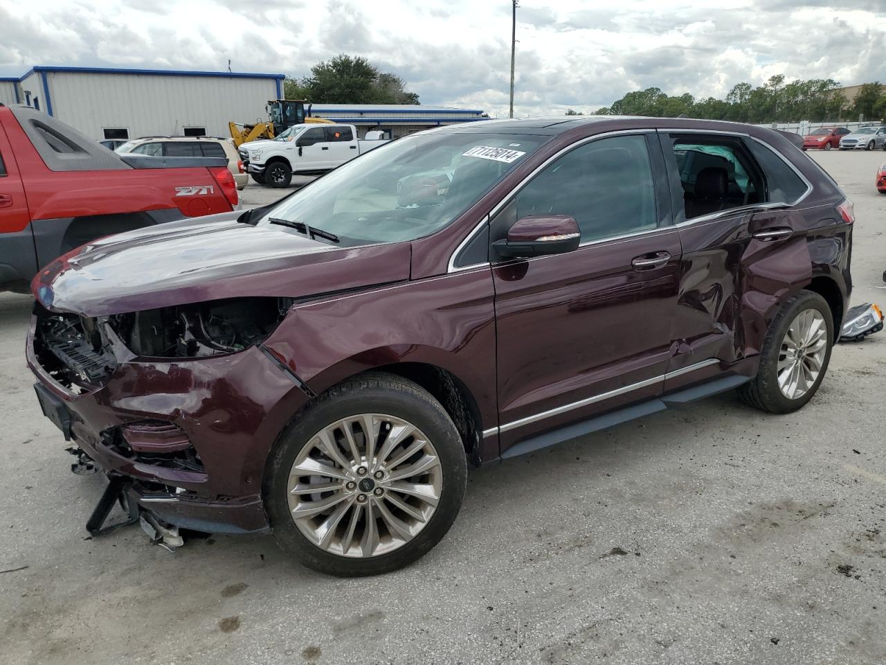 2022 FORD EDGE TITANIUM VIN:2FMPK4K94NBA96793