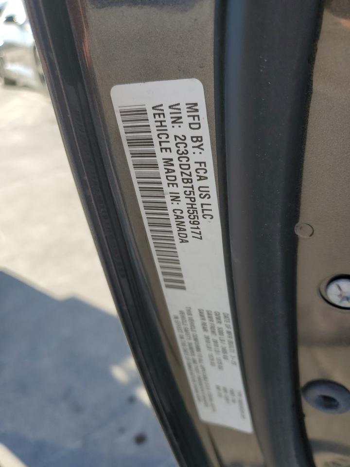 2023 DODGE CHALLENGER R/T VIN:2C3CDZBT5PH559177