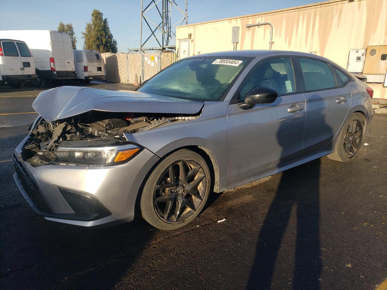2022 HONDA CIVIC SPORT VIN:2HGFE2F58NH554515