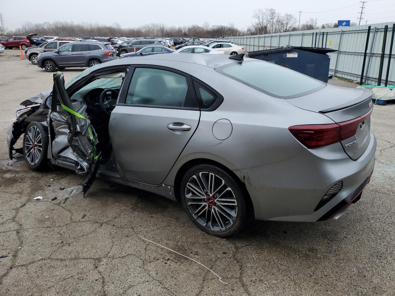 2022 KIA FORTE GT VIN:3KPF44AC1NE485536