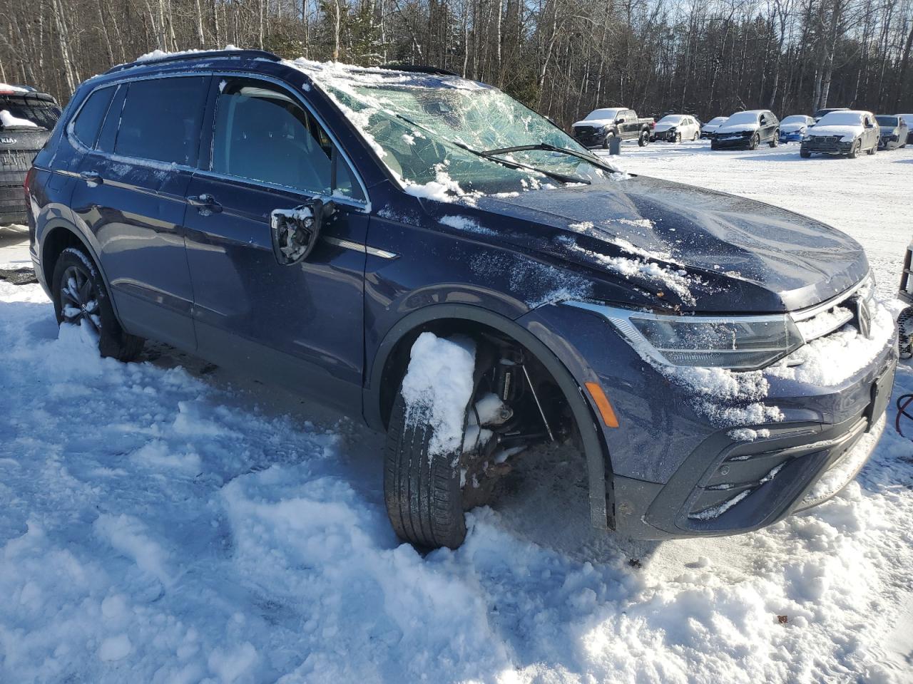 2022 VOLKSWAGEN TIGUAN SE VIN:3VV2B7AX1NM135596