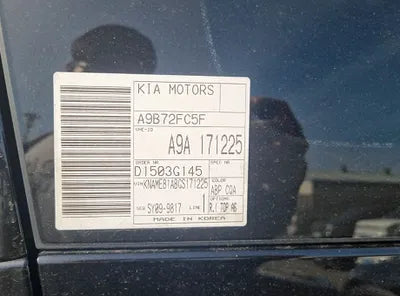 2016 Kia Carnival KNAME81ABGS171225 VIN:KNAME81ABGS171225